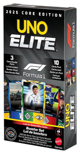 Mattel Formula 1 F1 UNO Elite Booster-Set Kartenspiel