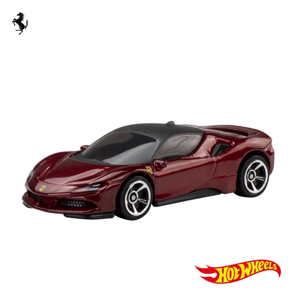 Mattel Hot Wheels Ferrari Die-Cast 1/64 5er-Pack Fahrzeuge