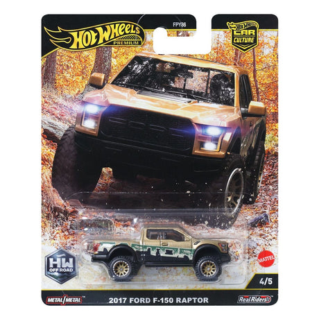 Mattel Hot Wheels Premium Car Culture 2017 Ford F-150 Raptor 1/64 Diecast Modellauto