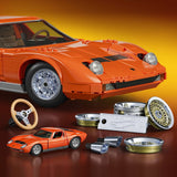 Mattel Hot Wheels Premium Lamborghini Miura P400 SV Mattel Brick Shop 1/12 Bauset