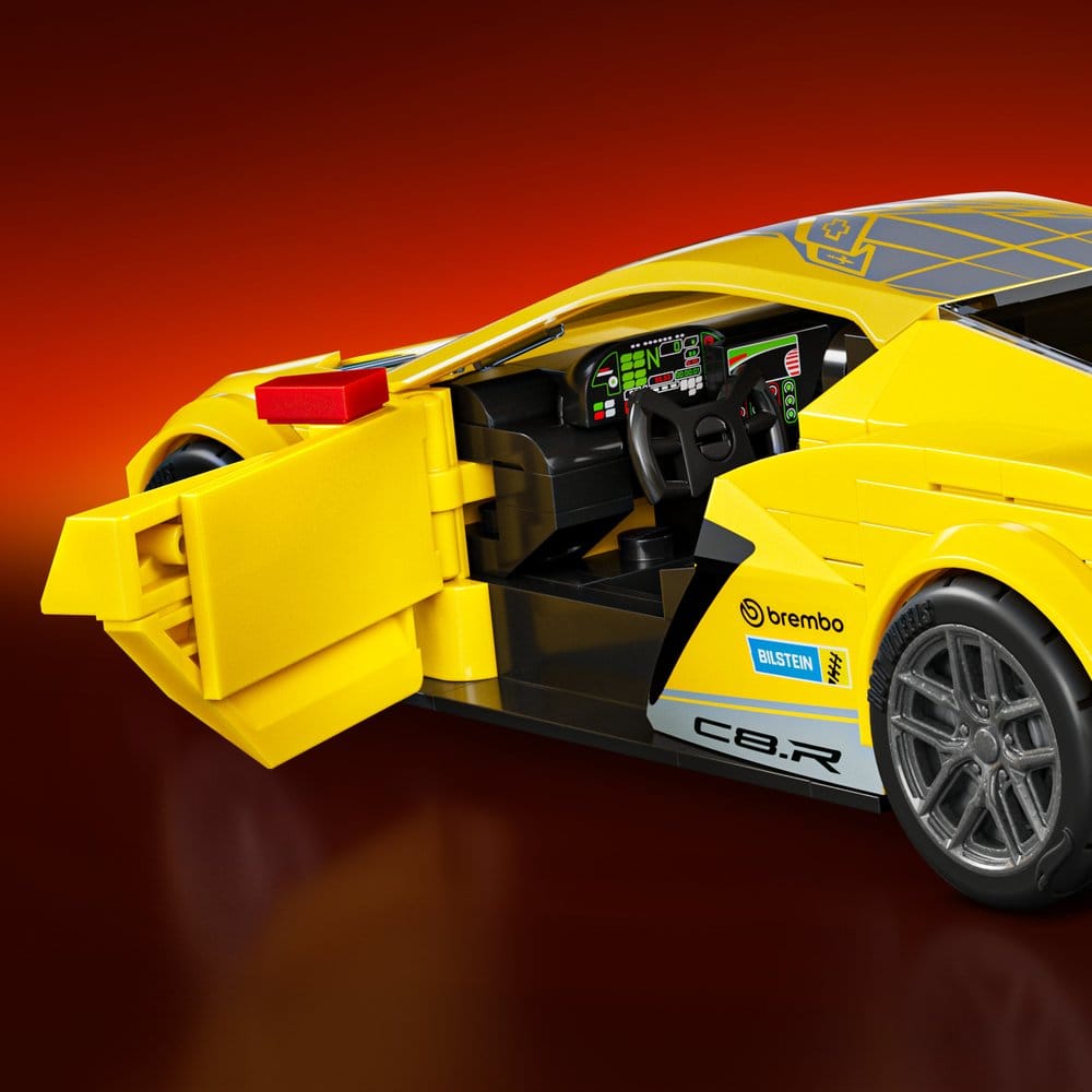 Mattel Hot Wheels Speed ’20 Corvette C8.R Mattel Brick Shop 1/32 Bauset