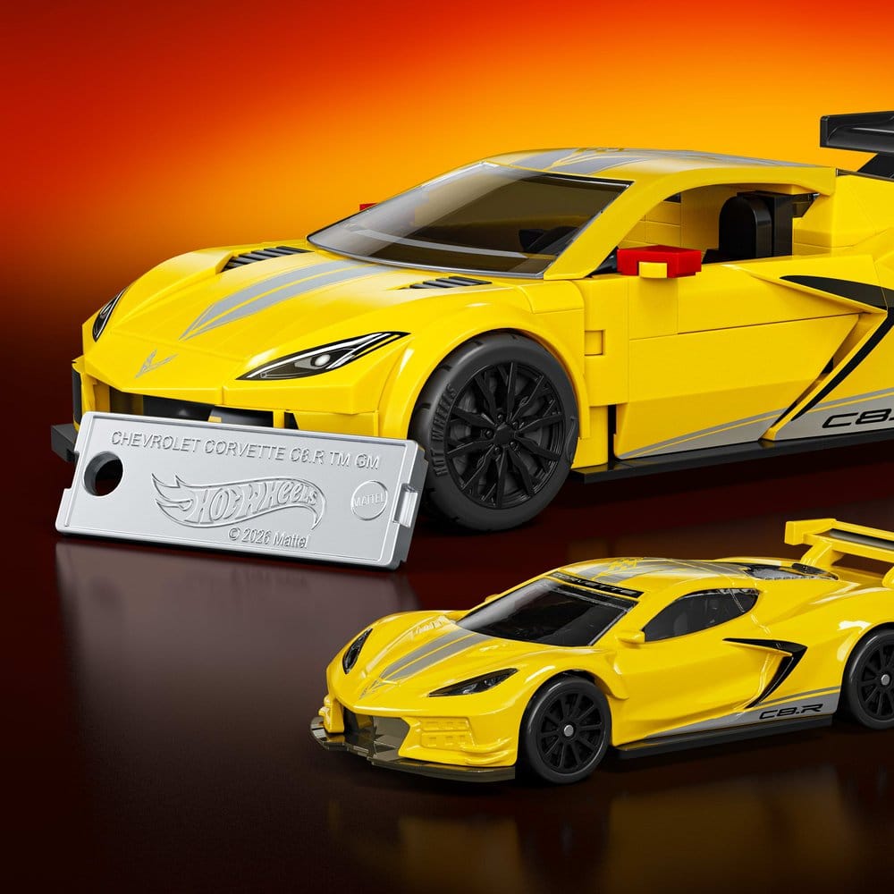 Mattel Hot Wheels Speed ’20 Corvette C8.R Mattel Brick Shop 1/32 Bauset