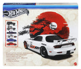 Mattel Hot Wheels Streets of Japan Silver Series 6er-Pack 1/64 Die-Cast Fahrzeuge