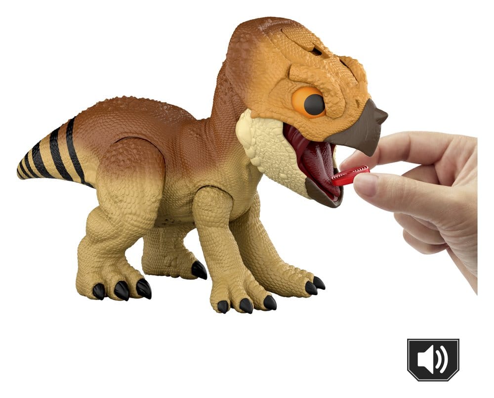 Mattel Jurassic World Die Wiedergeburt Aquilops Dolores Interaktive Actionfigur