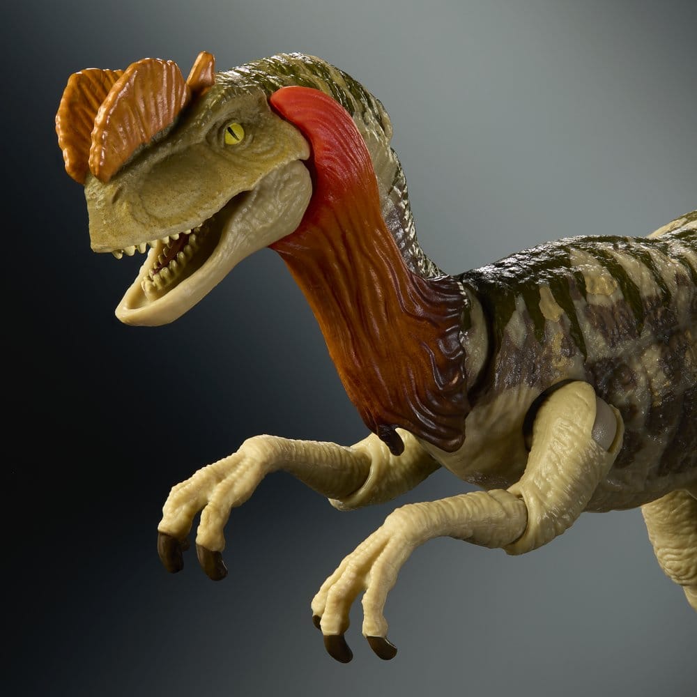 Mattel Jurassic World Die Wiedergeburt Dilophosaurus Hammond Collection Actionfigur