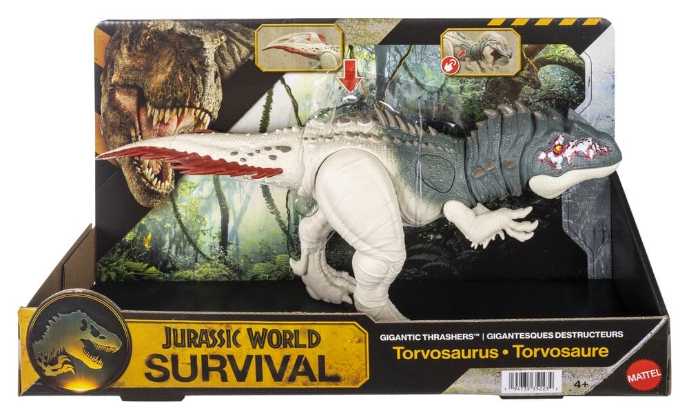 Mattel Jurassic World Survival Gigantic Thrashers Torvosaurus Actionfigur