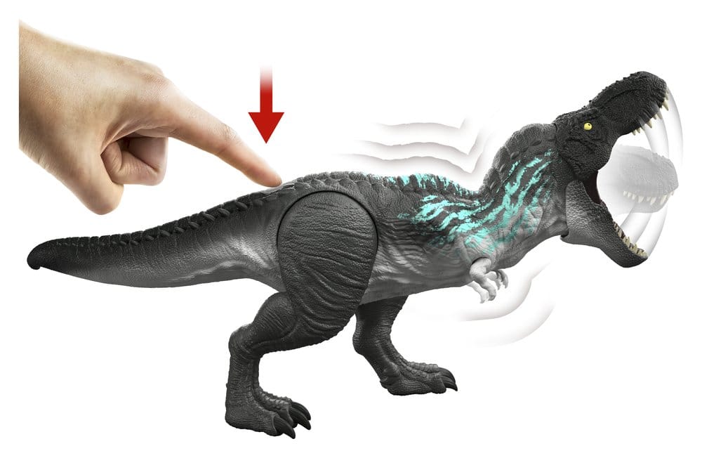 Mattel Jurassic World Survival Muscle Madness Tyrannosaurus Rex Actionfigur