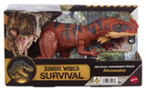 Mattel Jurassic World Survival Wild Roar Afrovenator Actionfigur