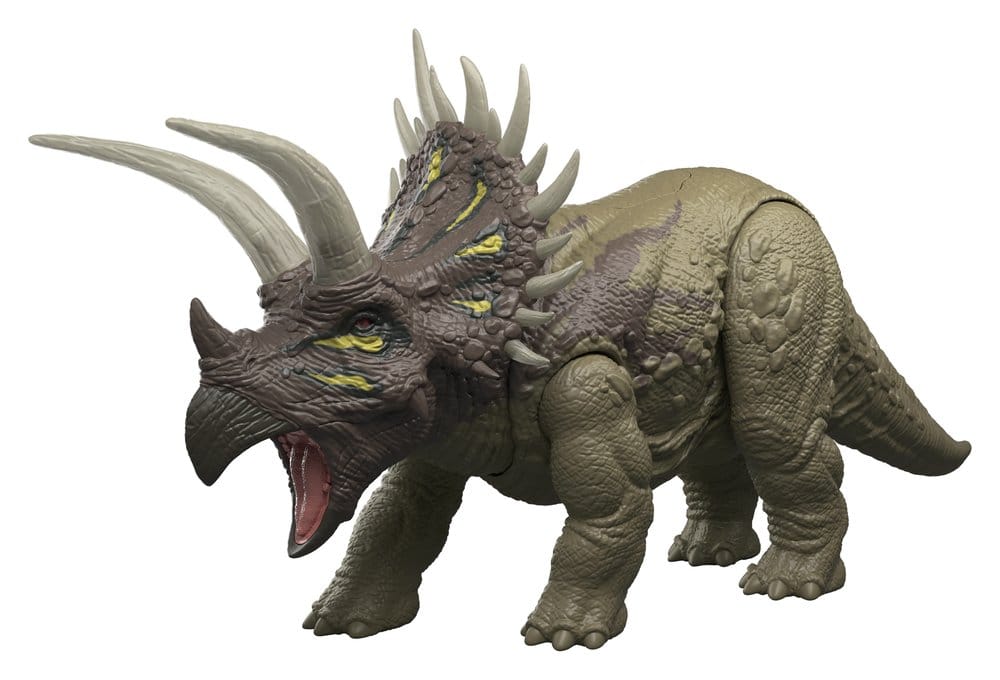Mattel Jurassic World Survival Wild Roar Triceratops Actionfigur