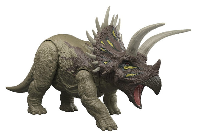 Mattel Jurassic World Survival Wild Roar Triceratops Actionfigur