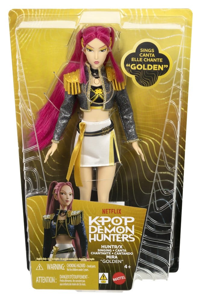 Mattel KPop Demon Hunters Huntrix Mira Golden Singende Puppe