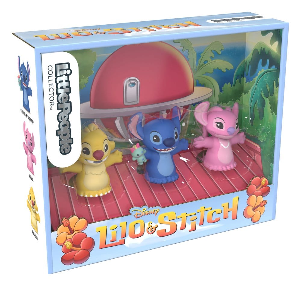Mattel Lilo & Stitch Stitch & The Cousins Little People Collector 3er-Pack Minifiguren