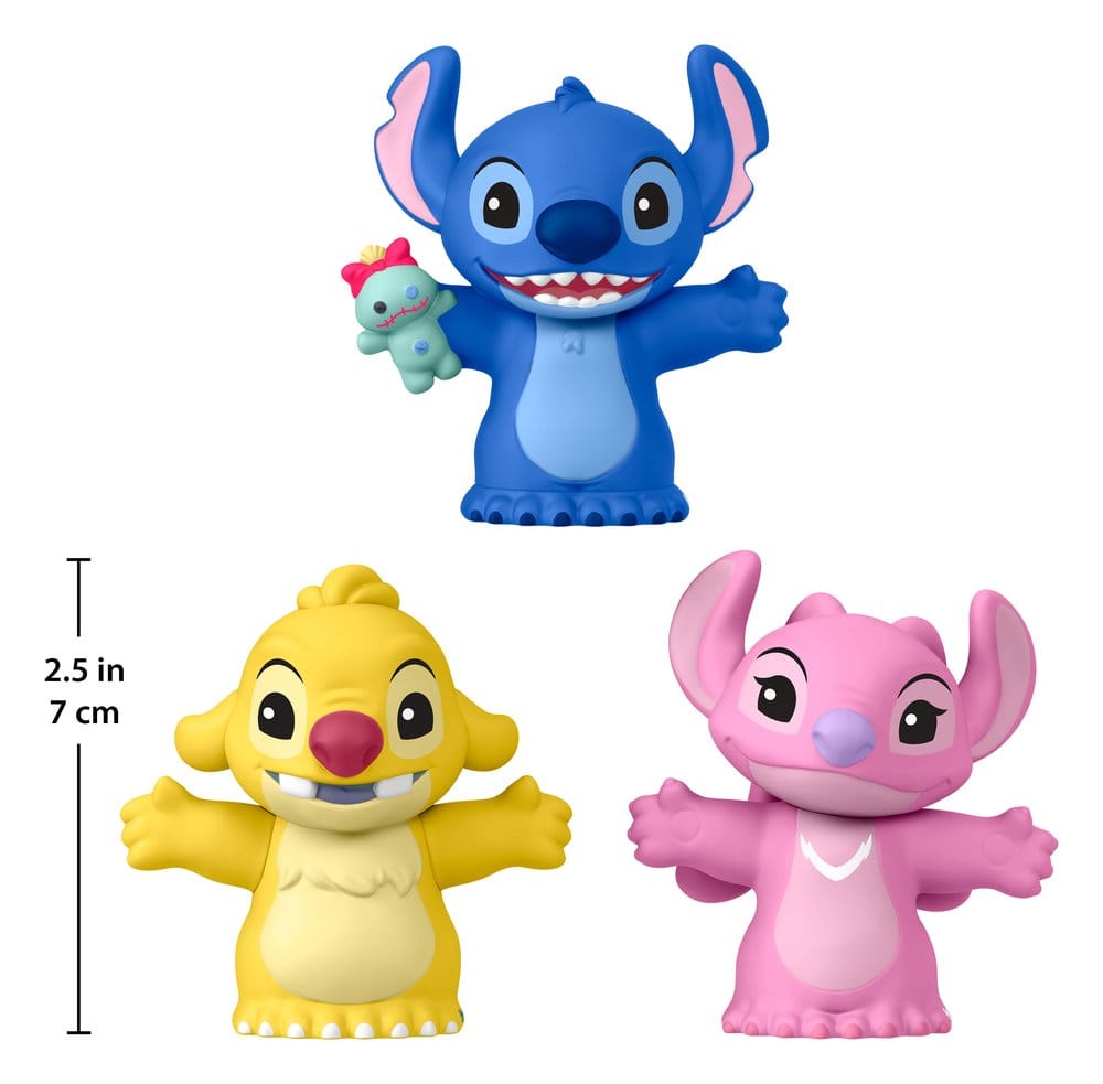 Mattel Lilo & Stitch Stitch & The Cousins Little People Collector 3er-Pack Minifiguren