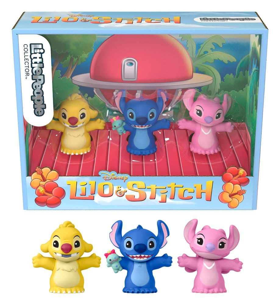 Mattel Lilo & Stitch Stitch & The Cousins Little People Collector 3er-Pack Minifiguren