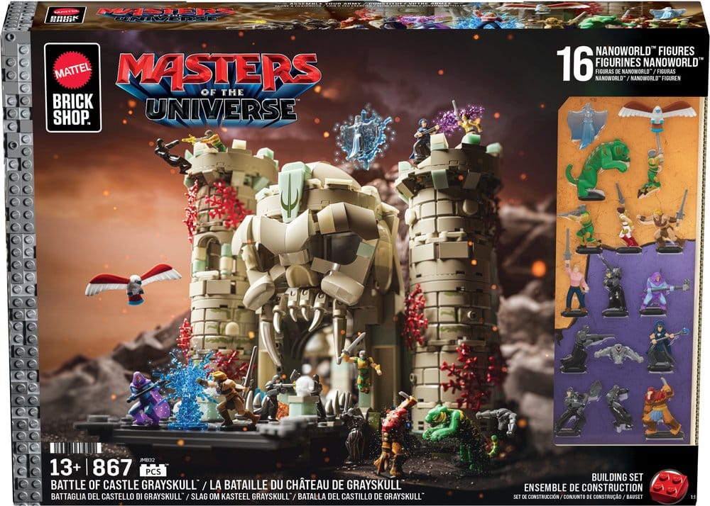 Mattel Masters of the Universe Castle Grayskull Mattel Brick Shop Bauset