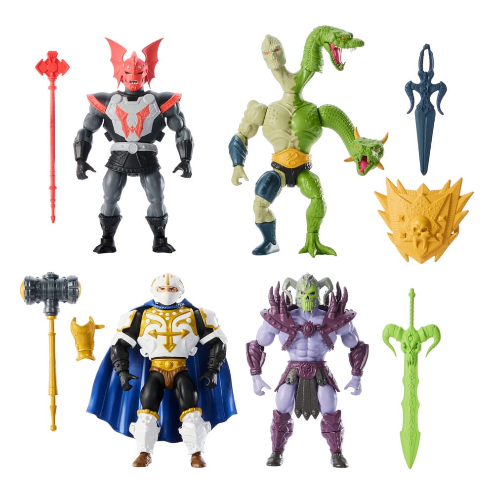 Mattel Masters of the Universe Origins HEO Exclusive 4er-Pack Actionfiguren