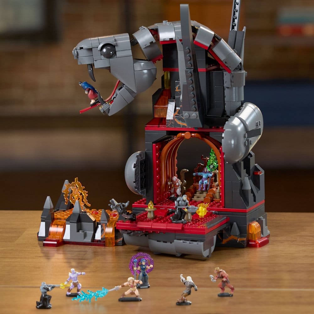 Mattel Masters of the Universe Snake Mountain Mattel Brick Shop Bauset