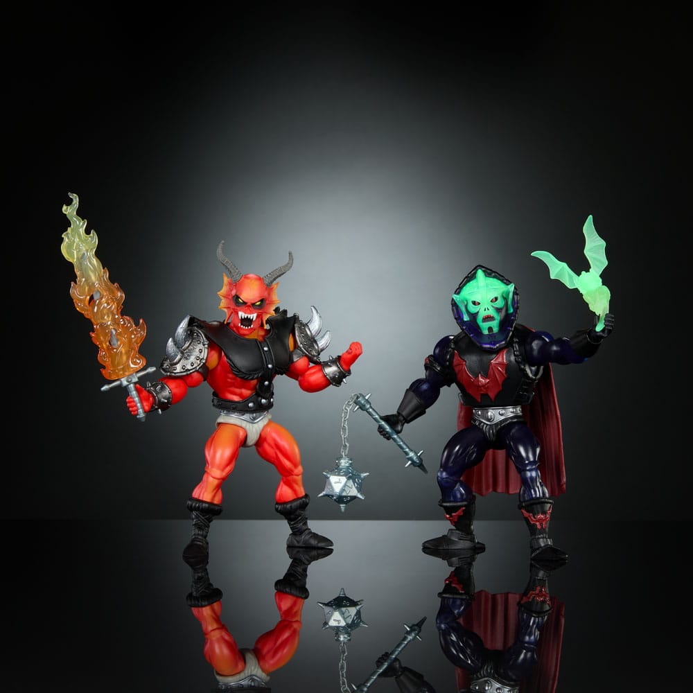 Mattel Masters of the Universe X Stranger Things Hordak & Hellfire-Man Origins 2er-Pack Actionfiguren