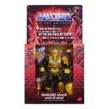 Mattel Masters of the Universe x Transformers Man-At-Arms Bumblebee Armor European Exclusive Heo Actionfigur