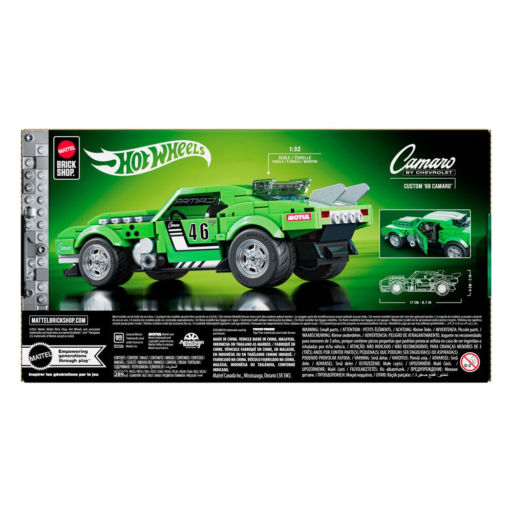 Mattel Mattel Hot Wheels Speed Series Custom ’68 Camaro Brick Shop 1/32 Bauset