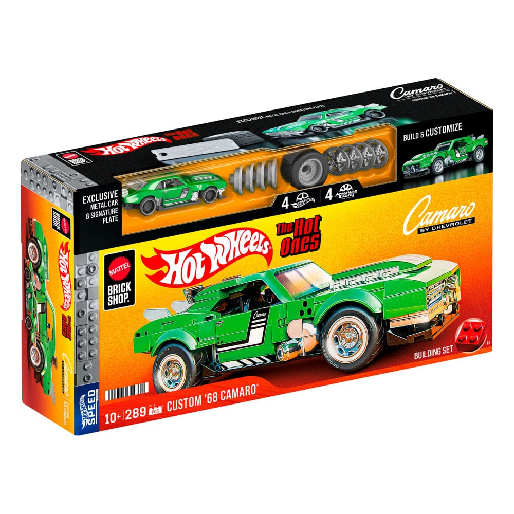 Mattel Mattel Hot Wheels Speed Series Custom ’68 Camaro Brick Shop 1/32 Bauset