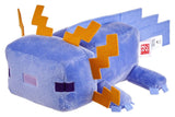 Mattel Minecraft Blaues Axolotl Plüschfigur