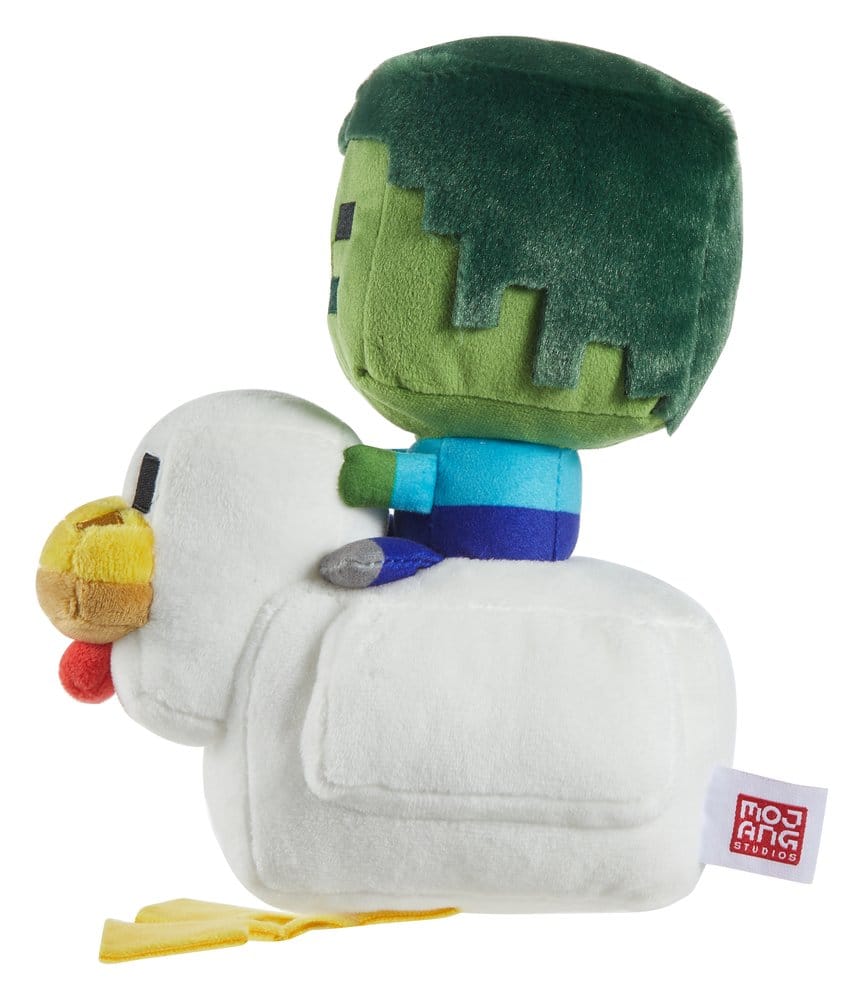 Mattel Minecraft Chicken Jockey Deluxe Plüschfigur