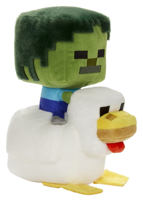 Mattel Minecraft Chicken Jockey Deluxe Plüschfigur