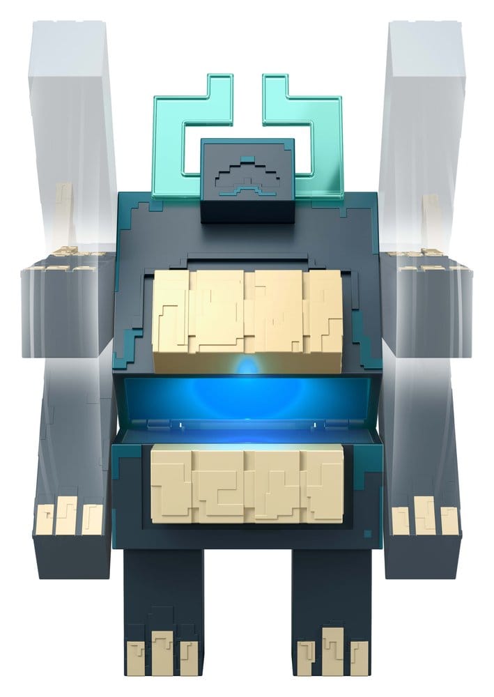 Mattel Minecraft Dungeons II Actionfigur mit Licht und Sound Twisted Warden