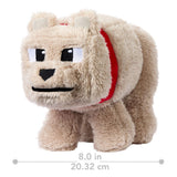 Mattel Minecraft Film Ein Dennis der Wolf Plüschfigur