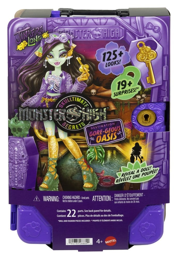 Mattel Monster High Skulltimate Secrets Jinafire Long Destination Gore-geous Oasis Puppe