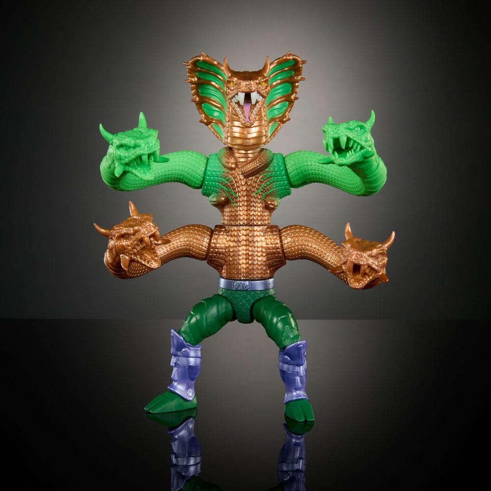 Mattel MOTU x TMNT Turtles of Grayskull King Hiss Deluxe Actionfigur