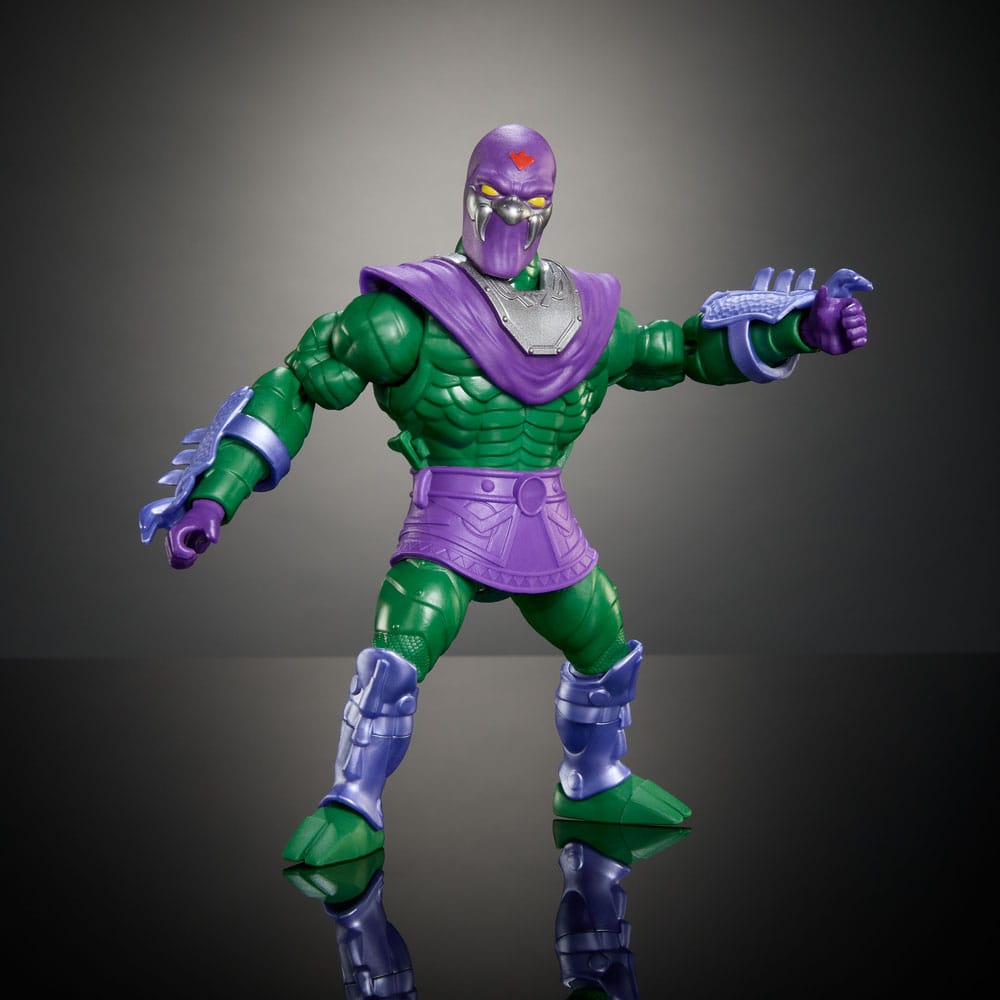 Mattel MOTU x TMNT Turtles of Grayskull King Hiss Deluxe Actionfigur