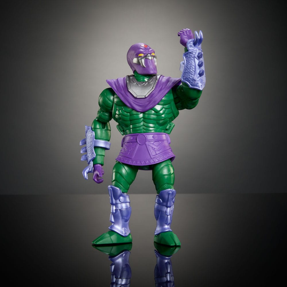 Mattel MOTU x TMNT Turtles of Grayskull King Hiss Deluxe Actionfigur