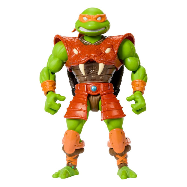 Mattel MOTU x TMNT Turtles of Grayskull Michelangelo Actionfigur