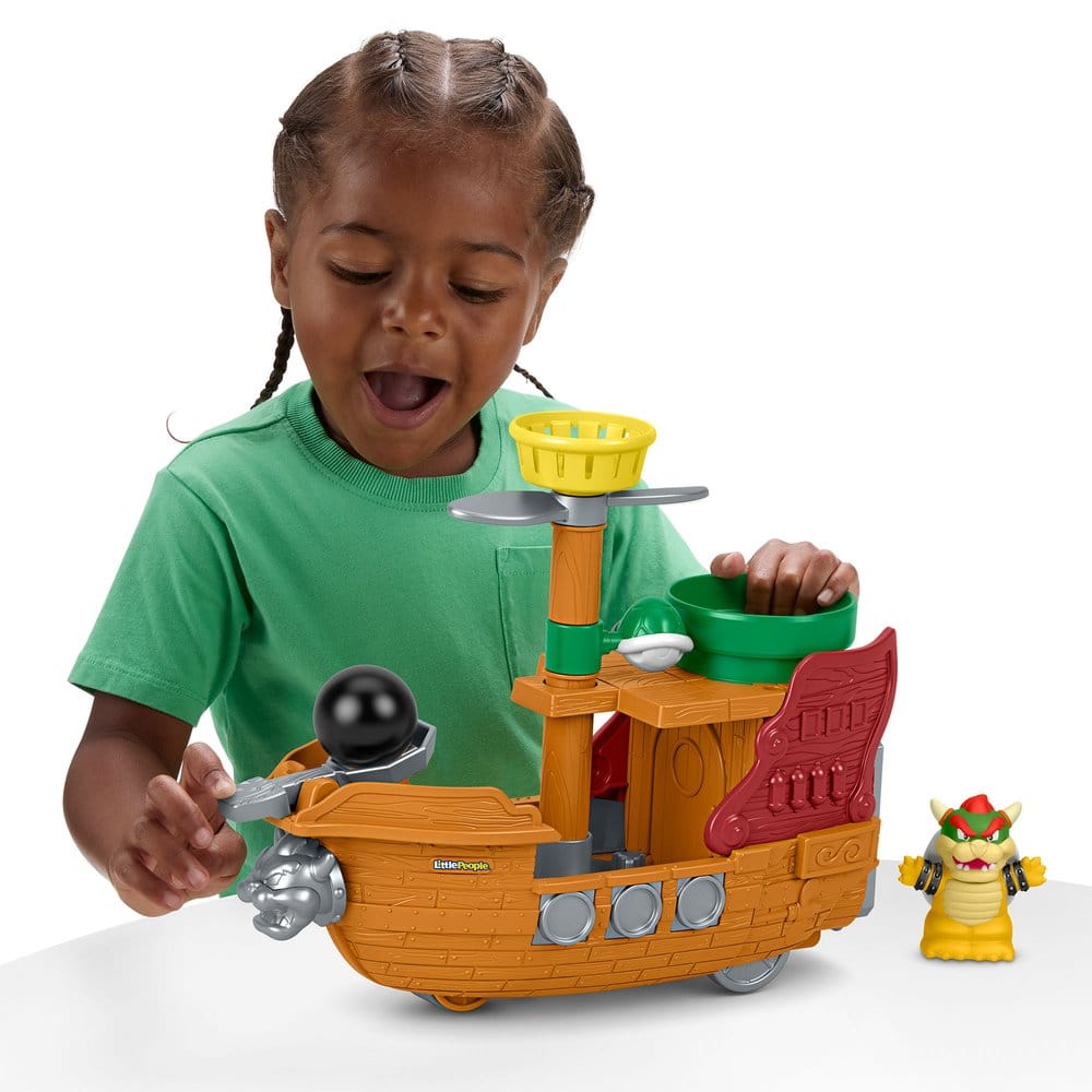 Mattel My Mario Little People Bowsers Luftschiff Spielset
