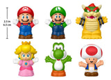 Mattel My Mario Little People Collector 6er-Pack Minifiguren