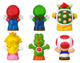 Mattel My Mario Little People Collector 6er-Pack Minifiguren