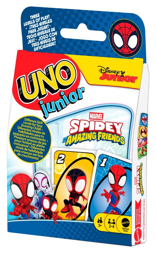 Mattel Spidey & His Amazing Friends UNO Junior Kartenspiel