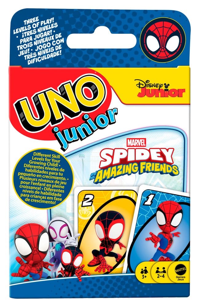 Mattel Spidey & His Amazing Friends UNO Junior Kartenspiel