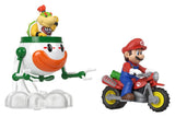 Mattel Super Mario Hot Wheels Mario & Bowser Jr. 2er-Pack 1/64 Die-Cast Fahrzeuge