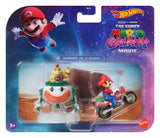 Mattel Super Mario Hot Wheels Mario & Bowser Jr. 2er-Pack 1/64 Die-Cast Fahrzeuge