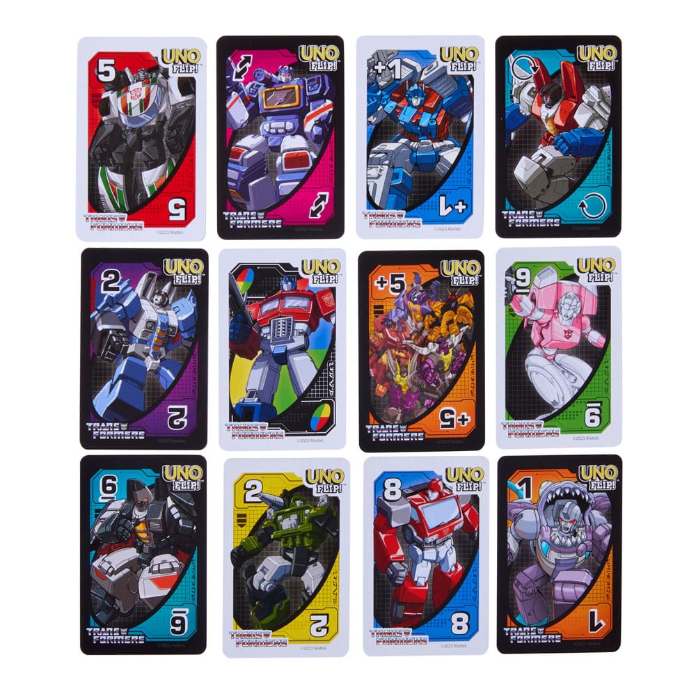 Mattel Transformers UNO Flip Kartenspiel