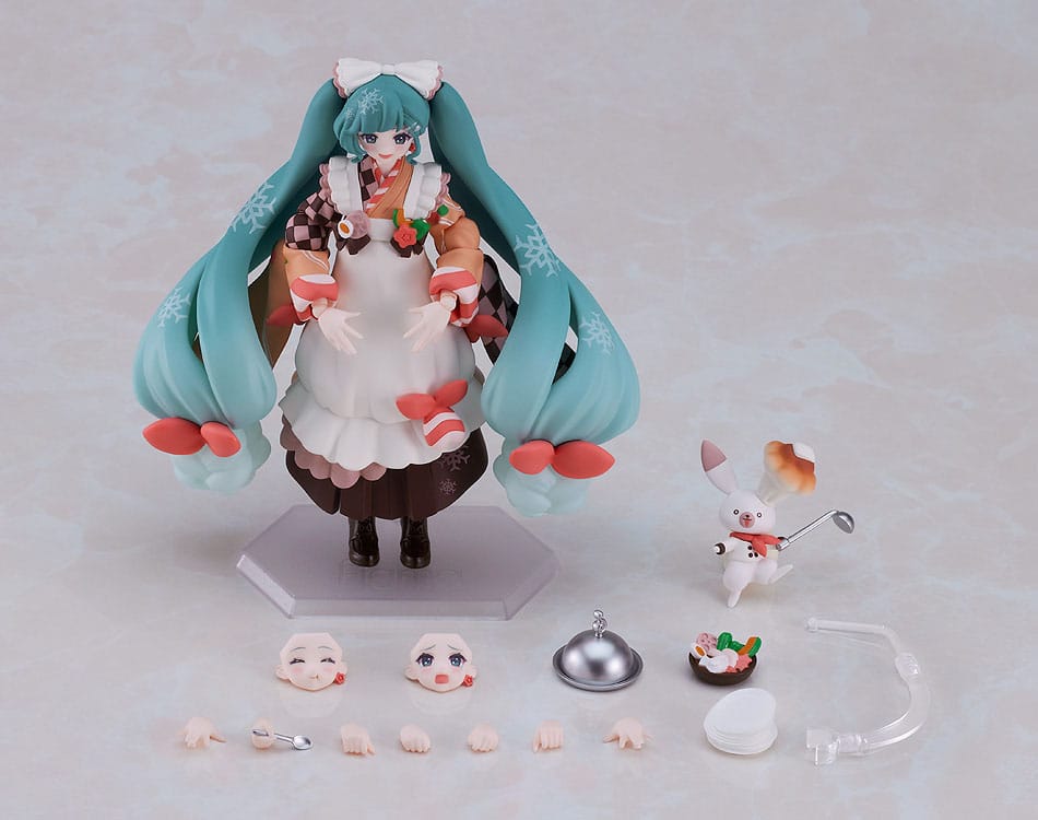 Max Factory Character Vocal Series 01 Hatsune Miku Snow Miku Winter Delicacy Ver. Figma Actionfigur