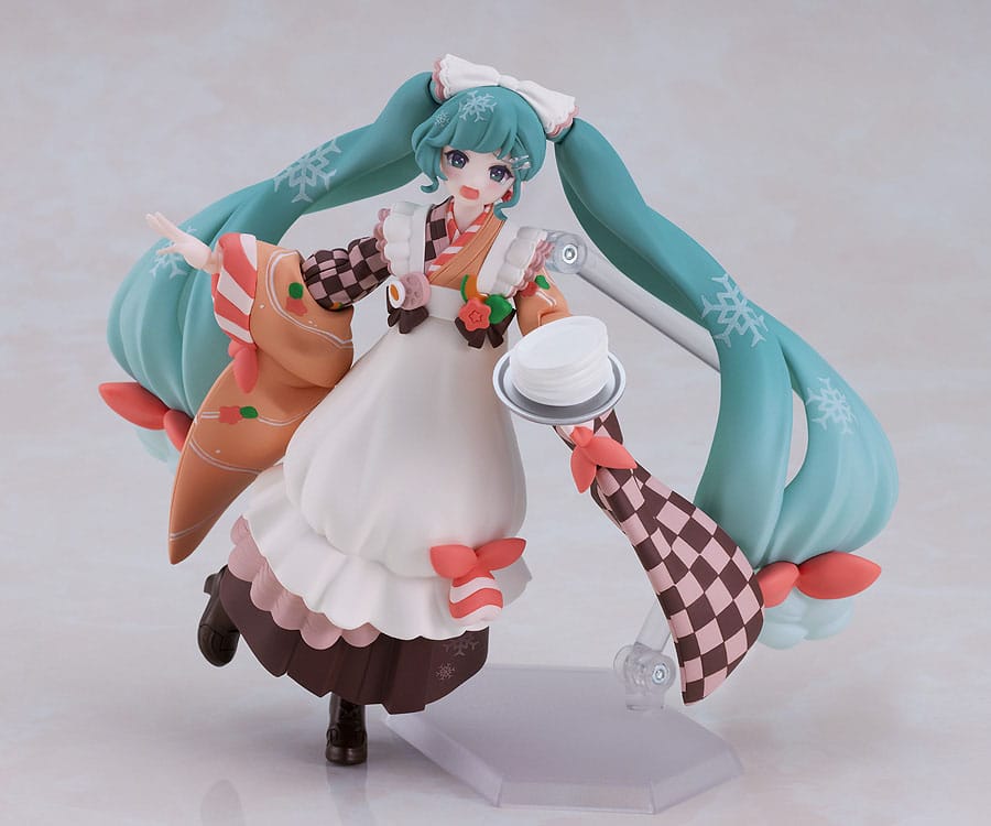 Max Factory Character Vocal Series 01 Hatsune Miku Snow Miku Winter Delicacy Ver. Figma Actionfigur