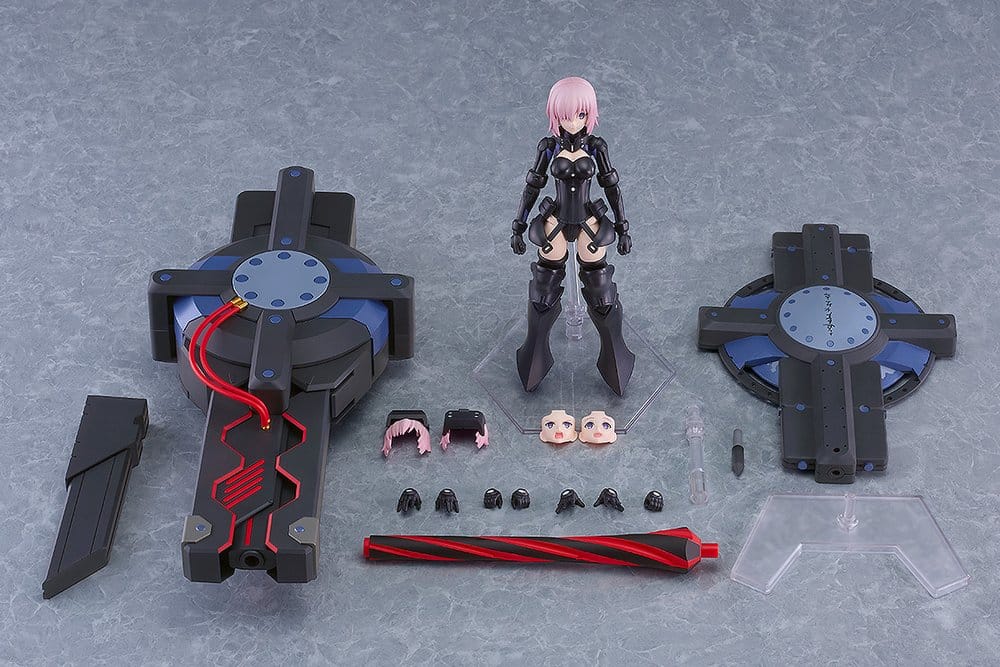 Max Factory Fate Grand Order Plamatea Shielder Mash Kyrielight Ortinax Black Barrel Edition Plastic Model Kit
