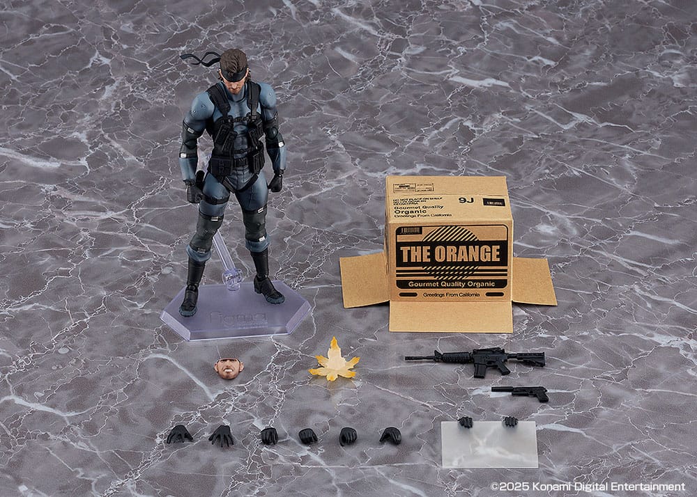 Max Factory Metal Gear Solid 2 Sons of Liberty Figma Solid Snake MGS2 Ver. Updated Edition Actionfigur