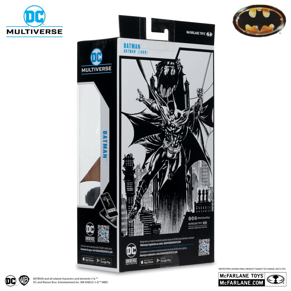 McFarlane Toys Batman 1989 DC Multiverse Batman Platinum Edition Actionfigur
