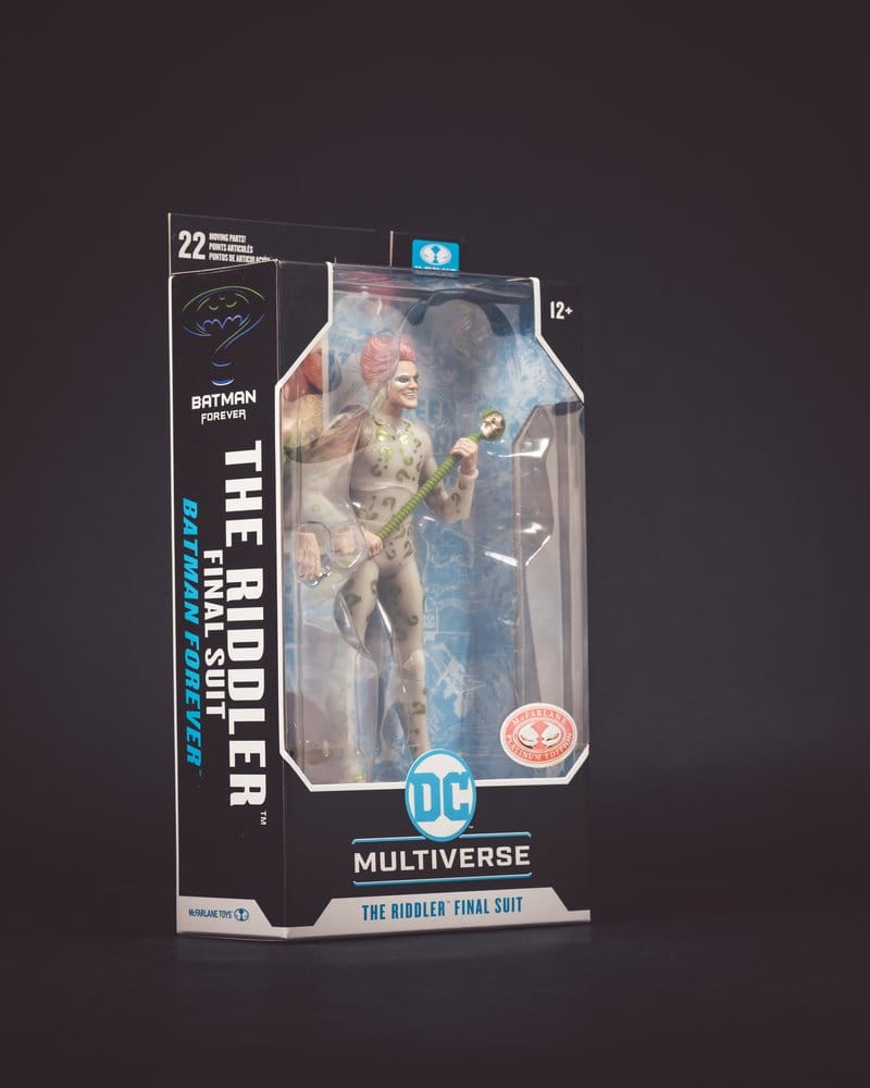 McFarlane Toys Batman Forever DC Multiverse Riddler Final Suit Red Platinum Edition Actionfigur