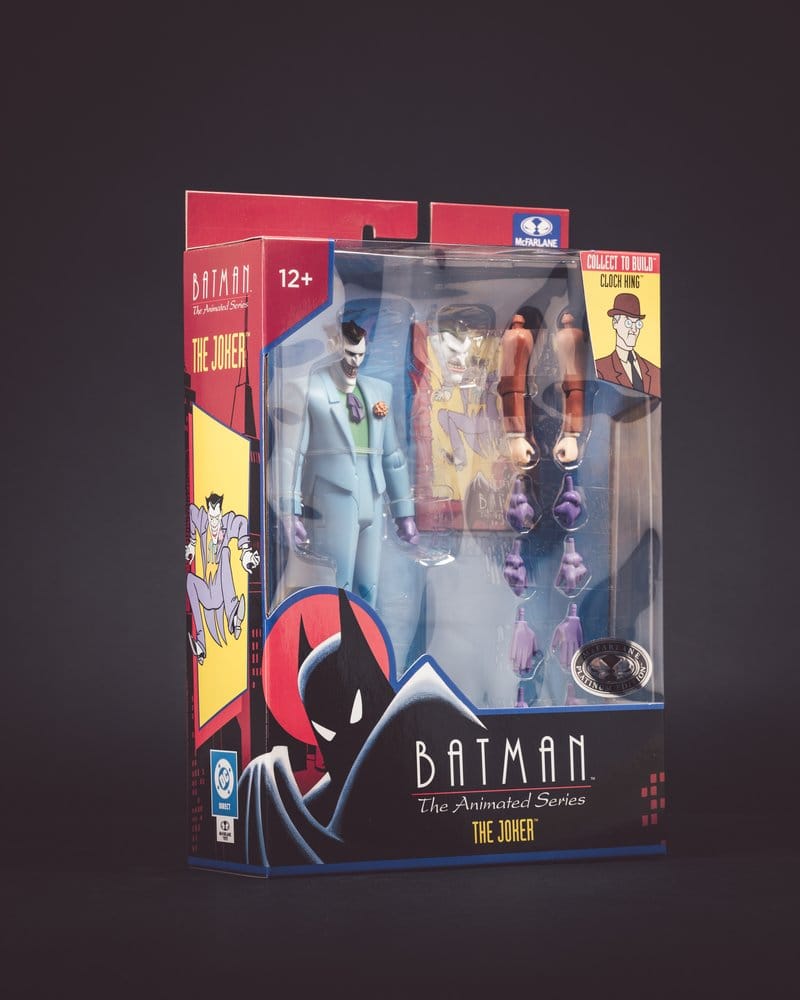 McFarlane Toys Batman The Animated Series DC Direct Joker Blue Suit Platinum Edition Wave 7 Actionfigur
